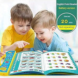 Kids Intelligence Book, English Learning Computer Machine, Kids Study Voice Electronic Book, Smart Baby Language E Book, Kids Intelligence Book Sound Book for Children, English Letters & Words Learning Book, Fun Educational Toys