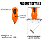 Mini Frother Beater, Multifunctional Handheld Blender, Electric Mini Egg Beater, Battery Operated Milk Frother Mixer, Beater for Coffee, Cappuccino, Hot Chocolate and Egg Whisks