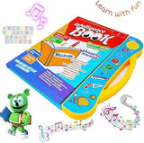 Kids Intelligence Book, English Learning Computer Machine, Kids Study Voice Electronic Book, Smart Baby Language E Book, Kids Intelligence Book Sound Book for Children, English Letters & Words Learning Book, Fun Educational Toys