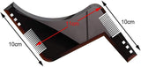 Beard Shaping Template, Men's Beard Styling Comb, Beard Trim Comb Shaper Template For Shaving Beard Straightener, Beard Shaping and Styling Template Comb, Hair Beard Trimmer Stencil, Men Beard Salon Brush Tools Barber Accessories