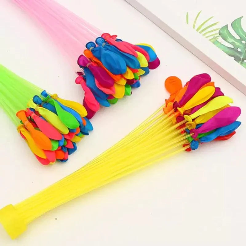 Magic Water Filling Balloon, 111 Pcs Water Balloons Bomb, Children Water War Game Kit, Latex Water Balloon Outdoor Toy, Water Balloon For Summer Toy, Rapid Filling Water Balloon
