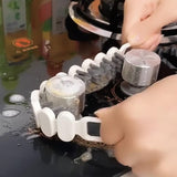 Curved Cleaning Brush, Multifunctional 360 Flexible Brush, Grip Gentle Bristle Effective Crevice Brush