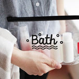 Bath PVC Travel Cosmetic Pouch, Women Transparent Cosmetic Bag, Clear Swimming Bag, Bathroom Wash Bag, Outdoor Camping Makeup Storage Bag, Multifunctional Toiletry Wash Pouch
