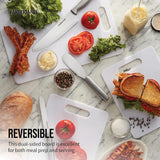 Kitchen Chopping Board, Plastic Chopping Board, Cutting Board Plastic with Handle, Nonslip Plastic Cutting Board, Household Fruit Veg Knife Board