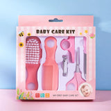 Set Of 6 Baby Grooming Kit, Portable Baby Care Kit, Nursery Kid Grooming Set, Manicure and Pedicure Accessories for New Born Babies Toddler