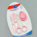 4 In 1 Baby Manicure Kit, Baby Care Nail Clipper Kit, Portable Nail Clipper Trimmer With Box, Baby Mini Grooming Kit, Newborn Nail Shell Shear Manicure Kit, Baby Boy Girl Hand Foot Nail Filer Kit