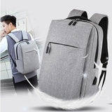 Leisure Computer Backpack, USB Interface Backpack, Rechargeable Waterproof Backpack, Large Capacity Student Bookbag, Laptop Backpack with USB Charging Port, Briefcase Computer Backpack
