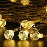 20 Pcs Bubble Ball Led String Lights, Starry Bubble Curtain Lights, Garden Home Indoor Outdoor Party Decorations Lights