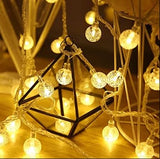 20 Pcs Bubble Ball Led String Lights, Starry Bubble Curtain Lights, Garden Home Indoor Outdoor Party Decorations Lights