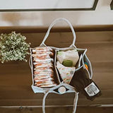 Baby Diaper Caddy Organizer, Newborn Caddy Nappy Bag, Maternity Nursery Organizer Storage Bin, Multifunctional Kids Hand Bag, Nursery Essentials Bag, Car Organizer For Diapers And Baby Wipes