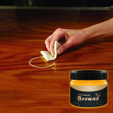 Beewax Wood Polish, Shining Polish for Wood & Furniture, Beewax Polish for Wood & Furniture, Multipurpose Natural Wood Wax, Home Cleaning Cleaner Tools, Natural Shine And Protection Cream, Organic Natural Pure Wax