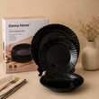 DANNY HOME 18 PCS MIDNIGHT BLACK DINNER SET