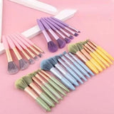 Set Of 6 Sweet Queen Makeup Brushes, Soft Makeup Brush, Cosmetic Brush With PVC Bag, Portable Travel Women Makeup Brushes Set, Soft Hair Blending Eye Makeup Brushes Set with Case