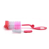 Set Of 2  Baby Bottle Washing Brush, Nipple Cleaning Brush, Bottle Cleaner Tool,  Sponge Brush Cleaning Tool, Multifunction Sponge Brush for Glass Cup Thermos, Scrubbing Kitchen Sponge Brush