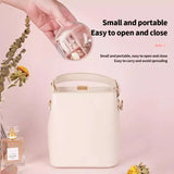 Circular Jewellery Box, Mini Round Shape Jewelry Organizer, Necklace Earrings Rings Holder, Transparent Round Travel Jewelry Box, Multi Grid Storage Case for Earrings Rings