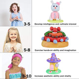 12 Color Modelling Clay With Tools, Magic Clay Artist Studio Toy, Firstly Traders Air Dry Clay Non-Toxic Modeling Clay & Dough, Soft Stretchable Clay, Art Crafts Gift for Kids