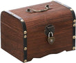 Treasure Money Box, Vintage Wood Money Saving Box With Lock, Pirate Multipurpose Treasure Chest Box, Children Lockable Coin Box, Paper Note And Coin Saving Box, Retro Wooden Treasure Chest Money Bank