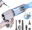 4 In 1 Wireless Vacuum Cleaner, 9000Pa Handheld Car Vaccum Cleaner, Dust Blowing and Sucking Machine, Multifunction Wireless Charging Vacuum Cleaner, Electronic Dust Collector Cleaner for Home Sofa, Suction Vacuum Cleaner for Car Home