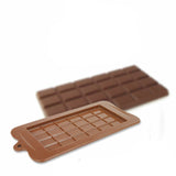 Silicone Cube Bar Mold, 24 Cavity Chocolate Bar Mold, Candy Maker Sugar Mold Bar, Bakeware Kitchen Baking Tool, Block Ice Tray, Non-Stick Reusable Candy and Energy Bar Mold, Cake Decoration Tools
