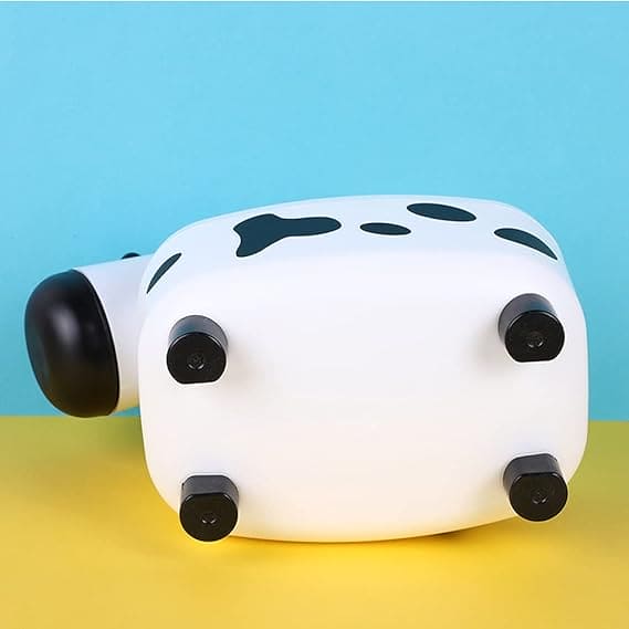 Happy Cow Tissue Box With Holder, Plastic Toothpicks Tissue Dispenser, Cartoon Cow Decorative Plastic Tissue Box, 2 in 1 Multifunctional Toothpick Holder Tissue Box, Facial Paper Dispenser Organizer for Bathroom Home