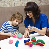 12 Color Modelling Clay With Tools, Magic Clay Artist Studio Toy, Firstly Traders Air Dry Clay Non-Toxic Modeling Clay & Dough, Soft Stretchable Clay, Art Crafts Gift for Kids