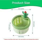 Cactus Sink Drain Basket | Kitchen Sink Strainer with Hands-free Waste Removal