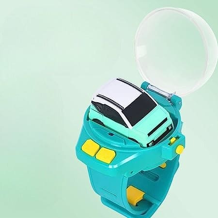Mini Remote Control Watch Car, Silicon Strap Wrist Car Watch, Cute Wrist Racing Car Watch, Alloy RC Watch Car, Rechargeable RC Watch Car, Hand Controlled RC Car, Car Racing Toy For Kids