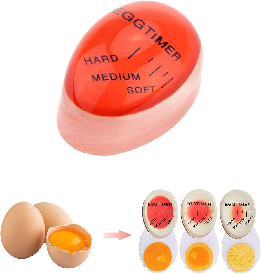 Color Changing Egg Timer – Perfect Soft, Medium & Hard-Boiled Eggs