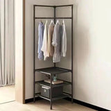 Corner Cloth Rack – Space-Saving Clothes Organizer for Home