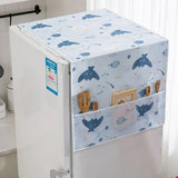 Cotton Dust-Proof Refrigerator Cover – Protective Storage Organizer