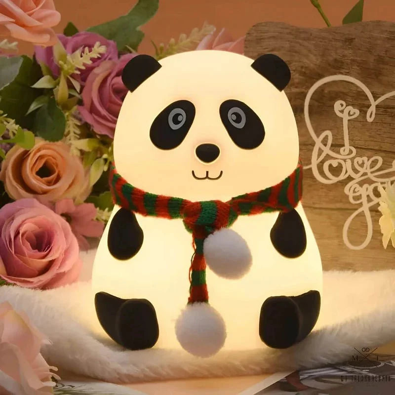Cute Panda Night Lamp | Adorable LED Bedside Lamp for Kids & Girls