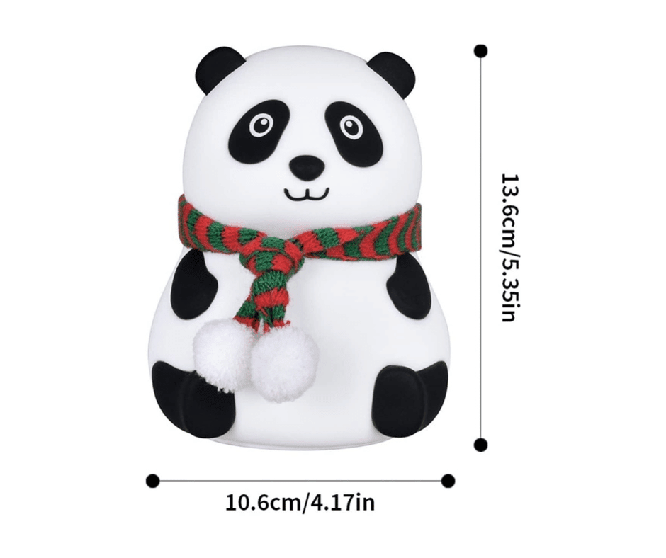 Cute Panda Night Lamp | Adorable LED Bedside Lamp for Kids & Girls
