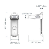 Door Lever Lock, Baby Paradise Door Lock Stopper, Simple Door Security Lock, Childproofing Door Knob Lock, Pet Room Door Handle Lock, Anti Child Opening Device