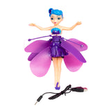 Flying Fairy Doll, Magical Flying Princess, Sensor Princess Flying Doll, Sky Dancer Flying Butterfly Doll, Infrared Induction Flying Light Up Toy, Hand Control Helicopter Doll
