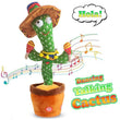 Dancing & Talking Cactus Toy | Singing Mimicking Cactus with Lights | Funny Dancing Plush Toy for Kids