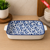 DANNY HOME BLUE CHINTZ BAKING DISH - 9 INCHES