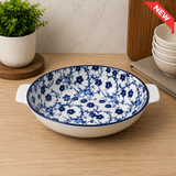 DANNY HOME BLUE CHINTZ SERVING BOWL - 9 INCHES