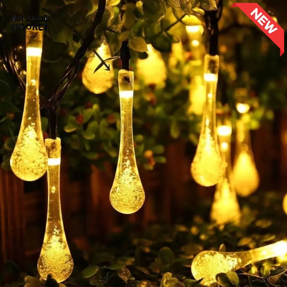 DECORA GOLDEN LED STRING LIGHTS WARM GLOW ISLAMIC HOME DECOR - WATER STRINGS