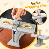 Double Head Dumpling Maker – Automatic Dumpling & Samosa Mold Press Tool
