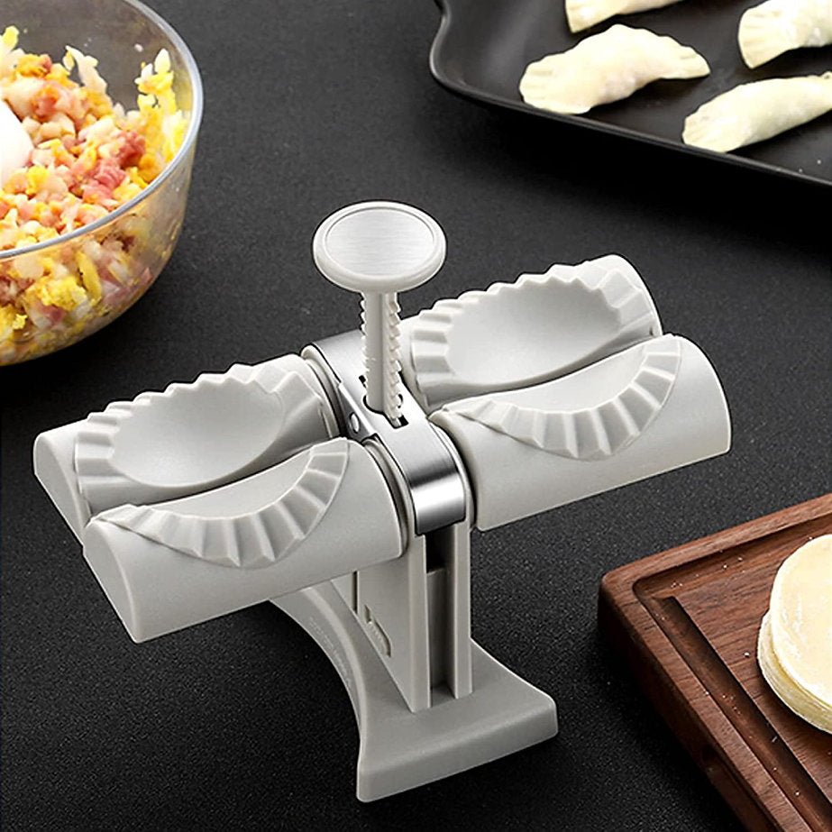 Double Head Dumpling Maker – Automatic Dumpling & Samosa Mold Press Tool