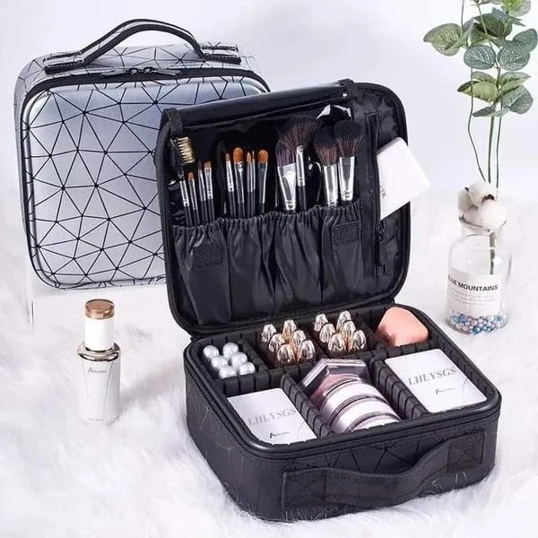 Waterproof Travel Makeup Storage Bag with Pouch – Large Capacity Toiletries & Cosmetic Organizer for Women
