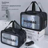 Frosted Makeup Bag – Large Capacity & Waterproof Cosmetic Pouch
