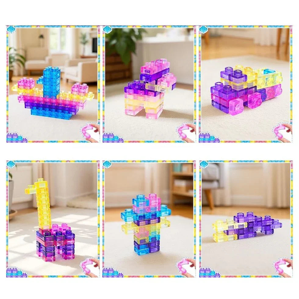 40 PCS Jelly Building Blocks Set for Kids | Creative Educational STEM Toy