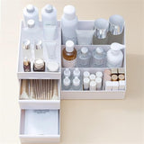 Dressing Table Makeup Organizer – Multi-Compartment Storage Box