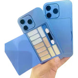 iPhone Makeup Palette, 11 Color Eyeshadow Palette with Mirror Back, Eyeshadow Highlighter Blusher Palette
