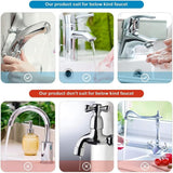 Hand Washing Extender, Silicon Water Saving Nozzle, Children Sink Handle Extension, Tap Anti Splash Extender, Kitchen Bathroom Faucet Splash Water Extender Nozzle
