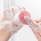 3D Double-Sided Silicone Face Cleanser Brush | Deep Cleansing & Facial Massage Tool