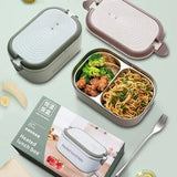 Electric Lunch Box Food Warmer – Stainless Steel Portable Heated Lunch Box for Office, School & Travel