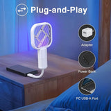 Electric Mosquito Killer Racket with 2-in-1 LED Flashlight – Rechargeable Bug Zapper