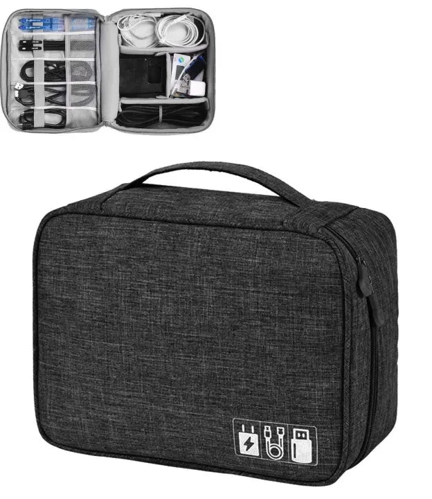 Electronic Gadgets Organizer  – Travel Cable & Accessories Storage Bag